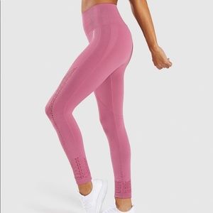 GYMSHARK ENERGY + SEAMLESS LEGGINGS SIZE MED LG